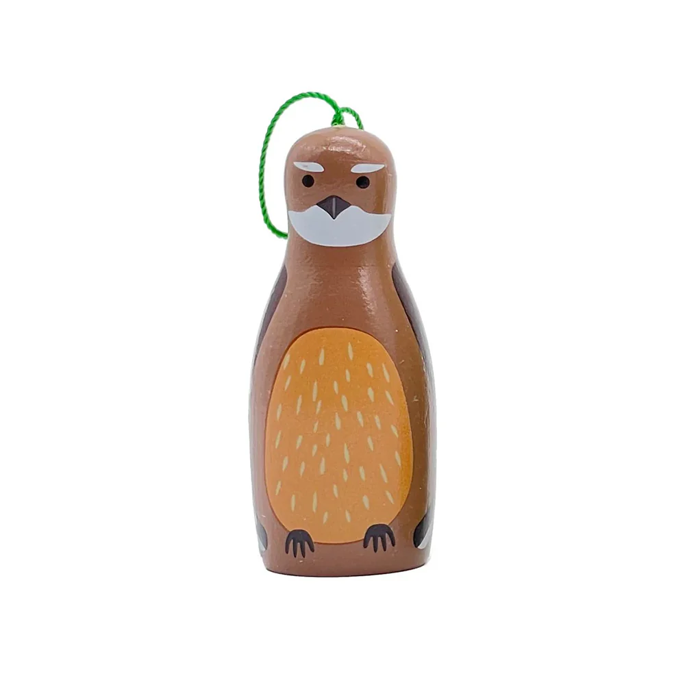 100% NZ Christmas Hanging Native Bird Ornament Single Fantail