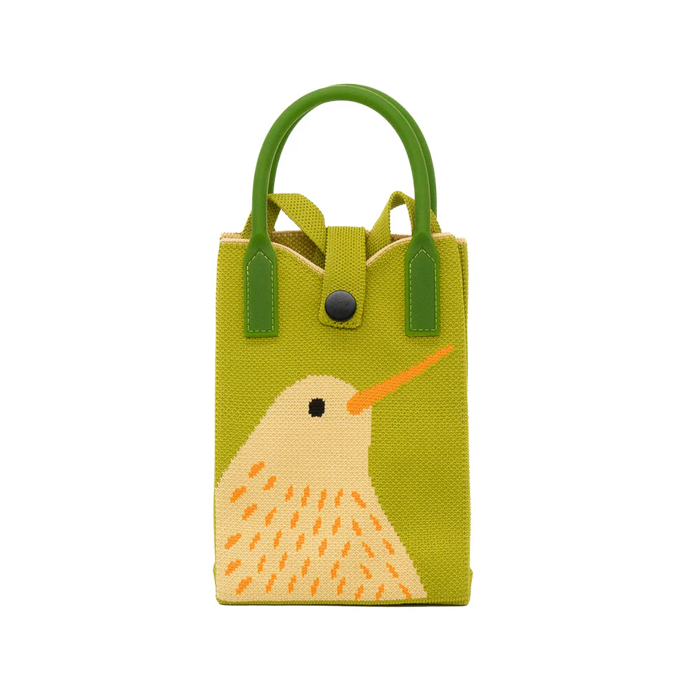 100% NZ Mini Cross Body Bag  Kiwi Green