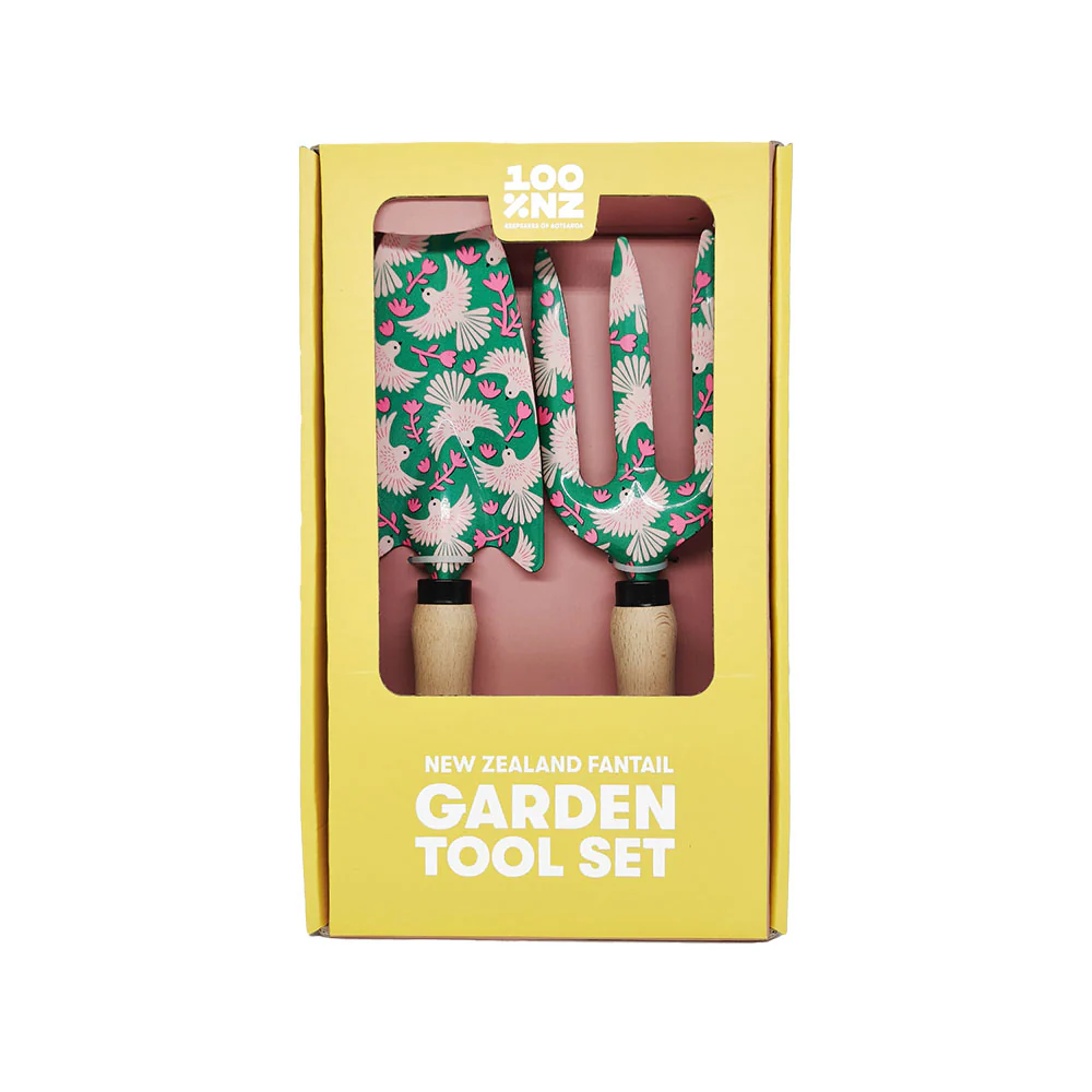 100% NZ Pīwakawaka Garden Tool Set