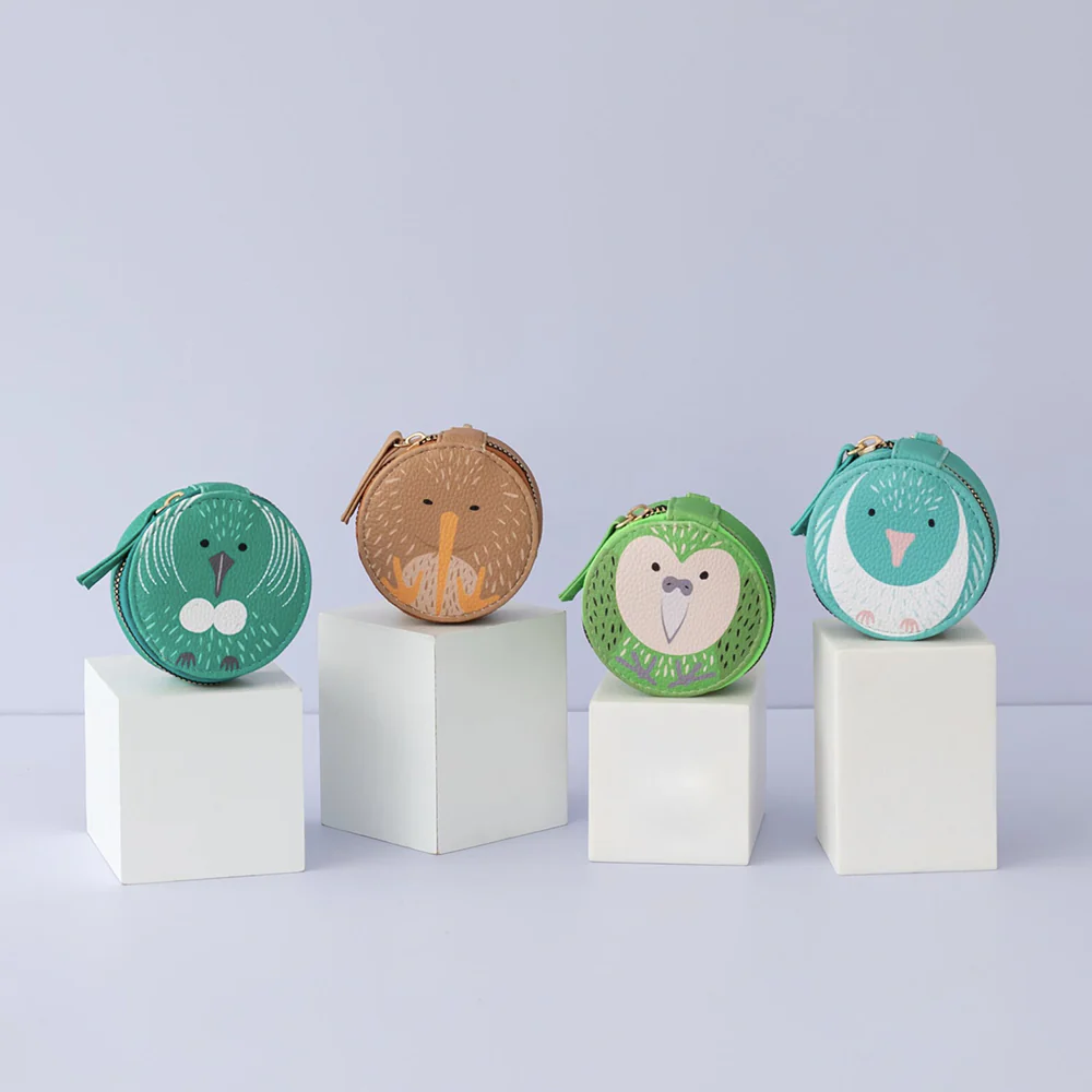 100% NZ Cutie Coin Purse Kākāpō - Image 4