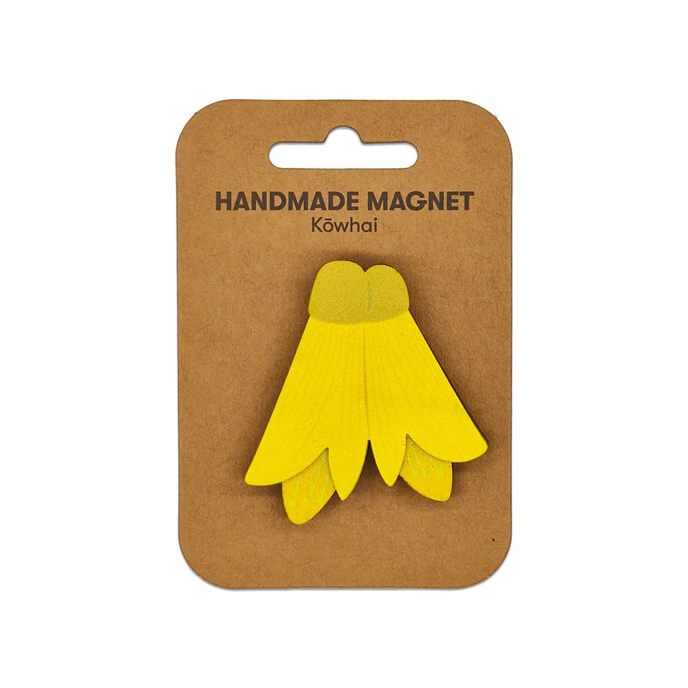 100% NZ Wooden Magnet KÅwhai