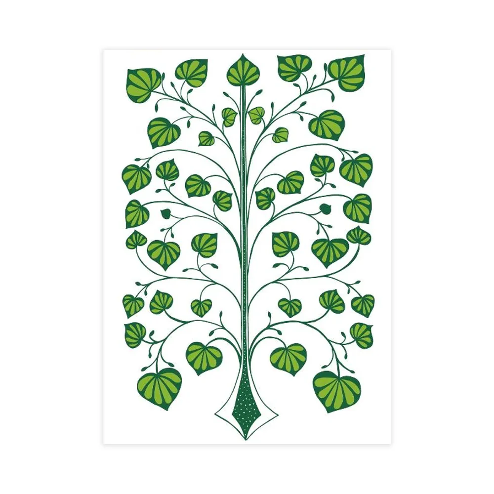 Ali Davies Tea Towel Kawakawa