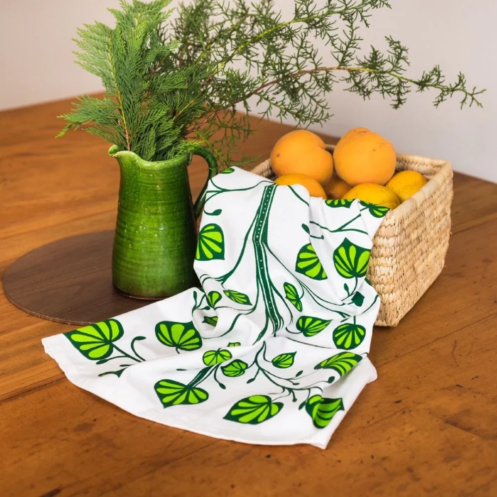 Ali Davies Tea Towel Kawakawa - Image 2