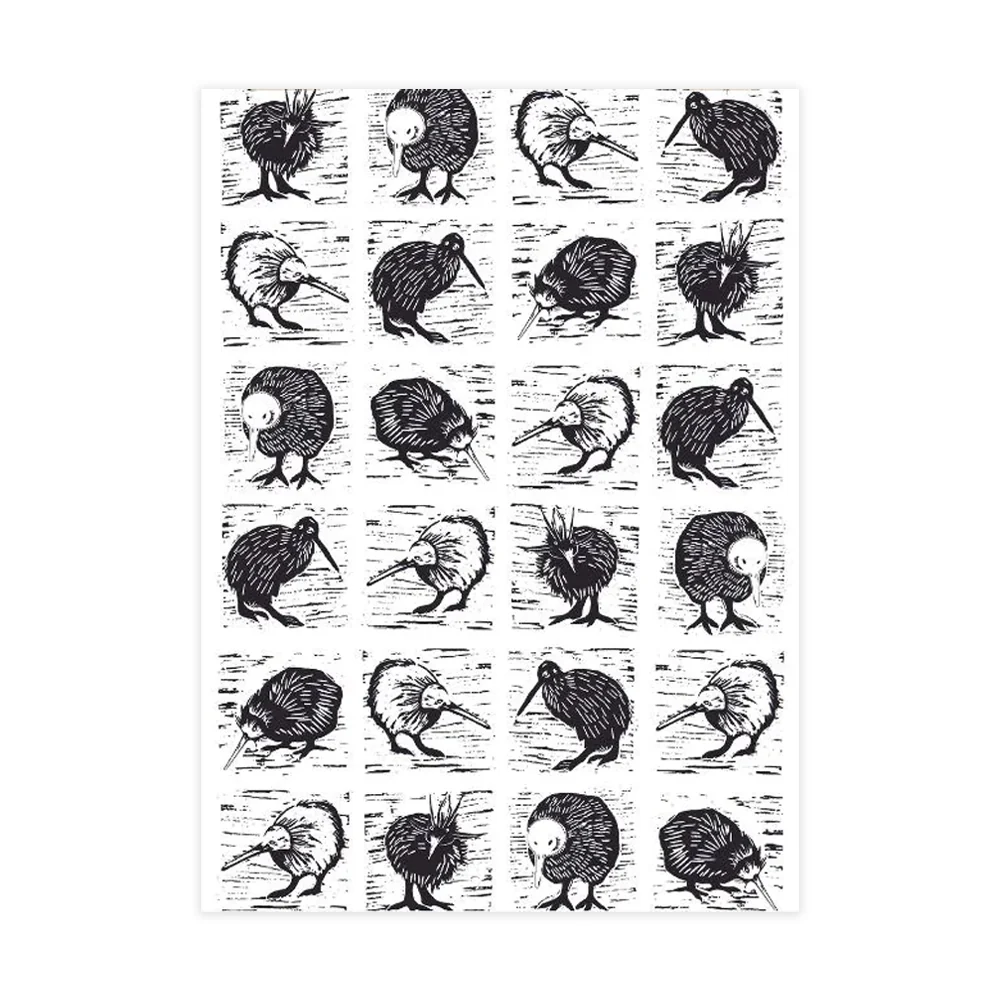 Ali Davies Tea Towel The Kiwi