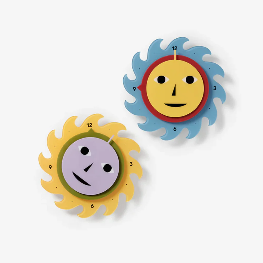 Areaware Dusen Dusen Everybody Clock Yellow - Image 2