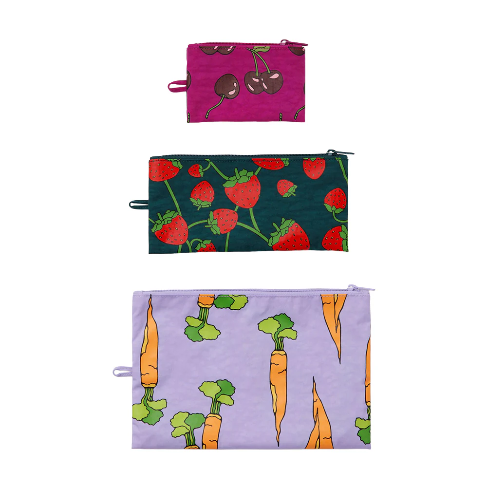 Baggu Flat Pouch Fruit & Veg