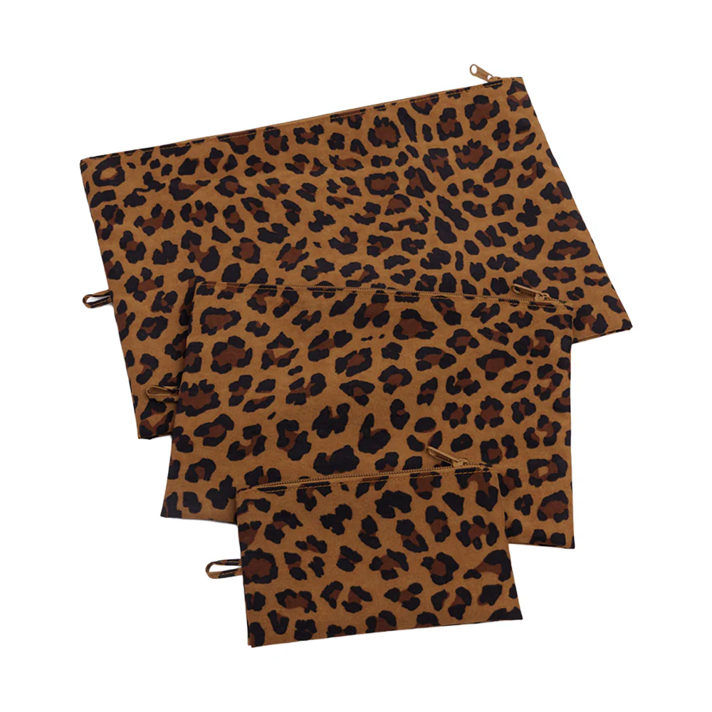 Baggu Flat Pouch  Leopard - Image 3