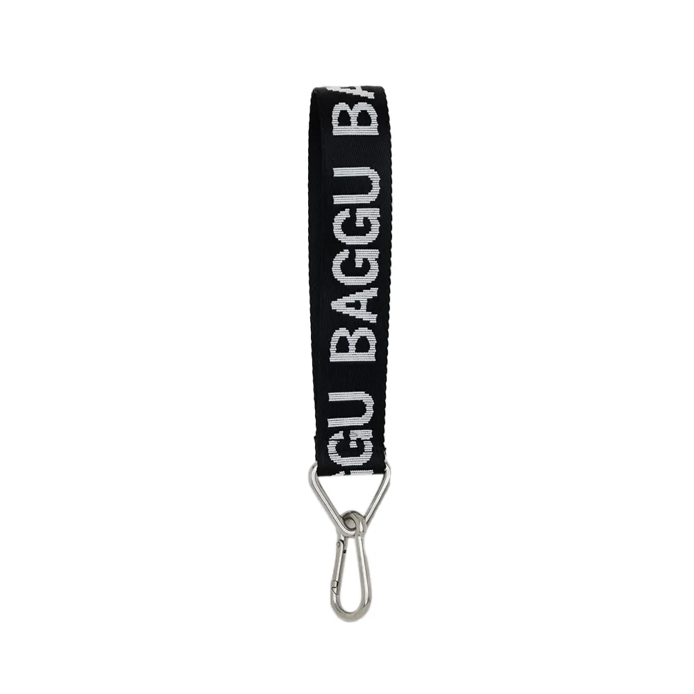 Baggu Logo Keychain Black