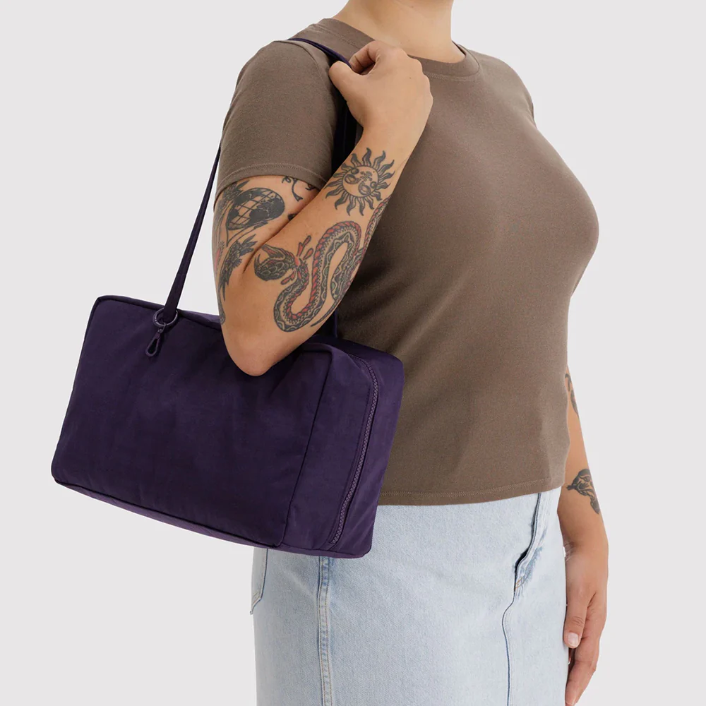 Baggu Nylon Bowler Bag Fig - Image 2