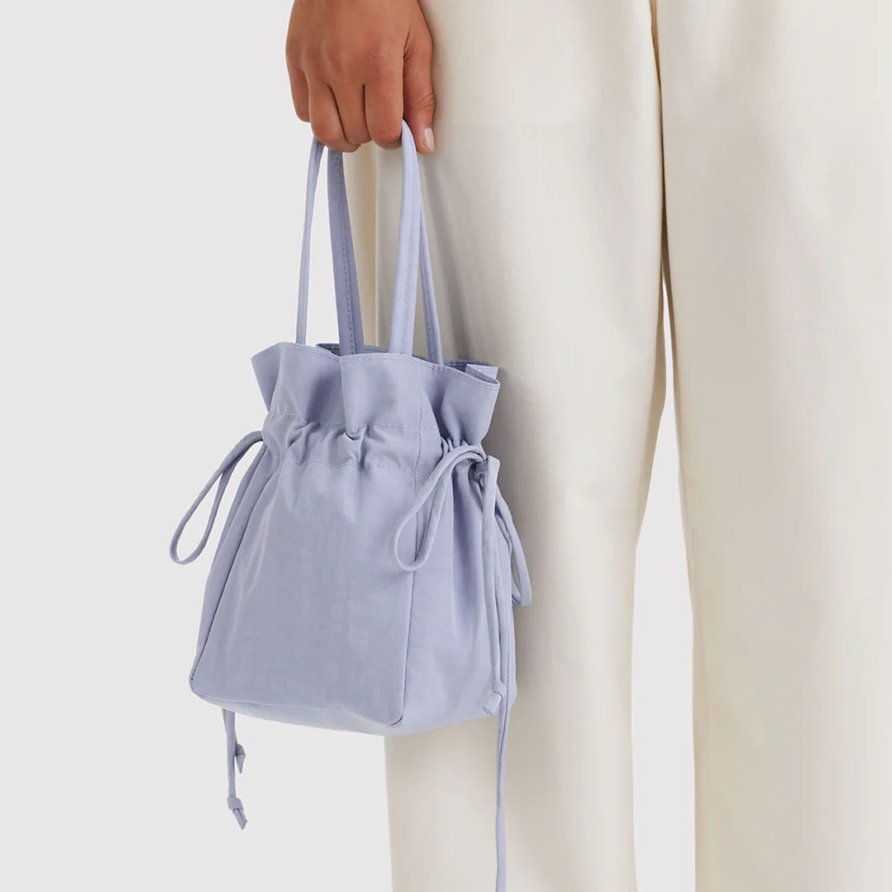 Baggu Nylon Drawstring Bag Mist - Image 2