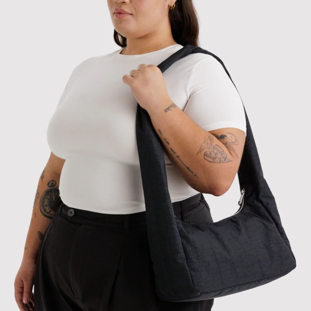 Baggu Nylon Meringue Bag Black - Image 4