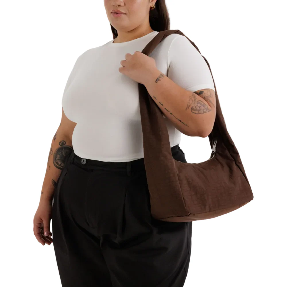 Baggu Nylon Meringue Bag Coffee - Image 4