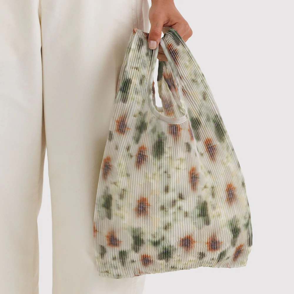 Baggu Pleated Baby Reusable Bag  Abstract Floral - Image 2