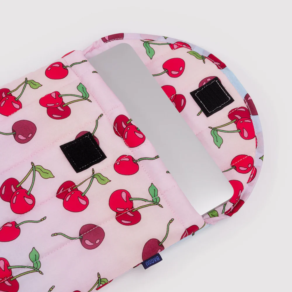Baggu Puffy Laptop Sleeve 13/14 inch Cherrries - Image 2