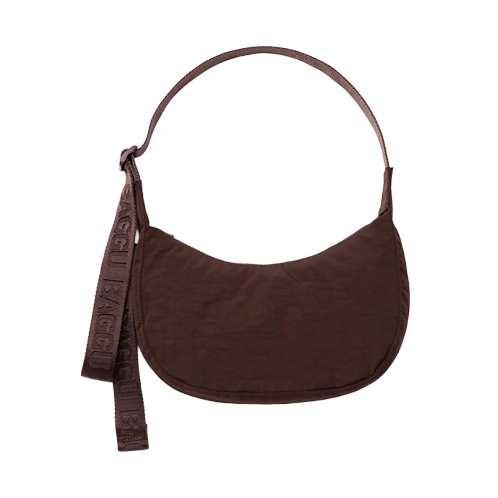 Baggu Small Nylon Crescent Bag Coffee