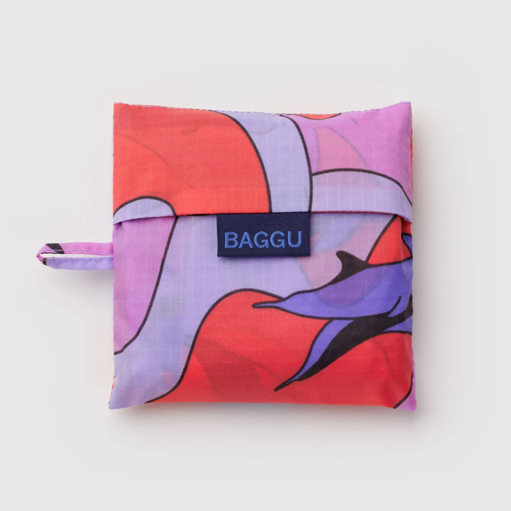 Baggu Standard Reusable Bag Dolphins - Image 3