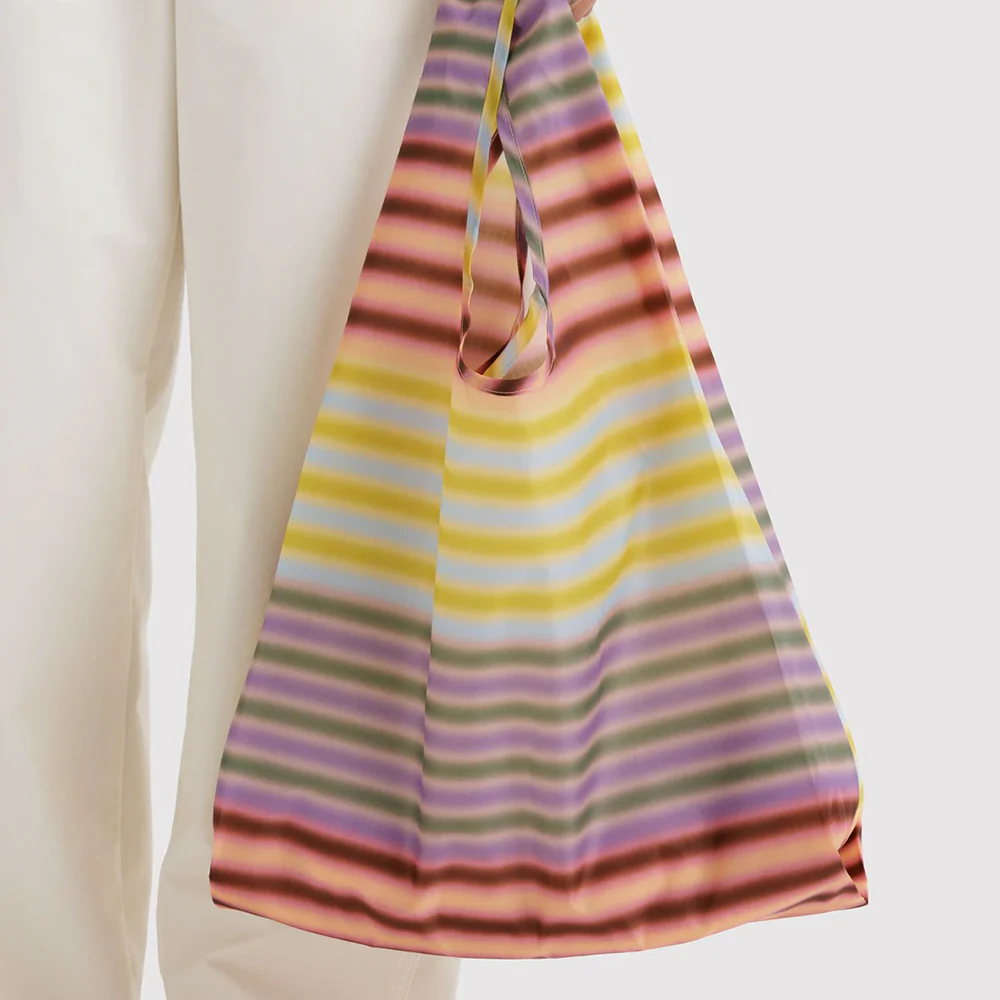 Baggu Standard Reusable Bag  Gradient Stripe Multi - Image 2