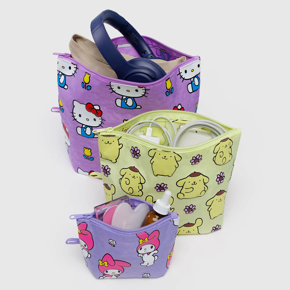 Baggu x Hello Kitty Go Pouch Hello Kitty & Friends Florals - Image 3