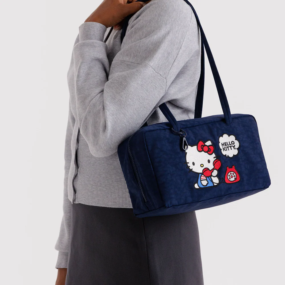 Baggu x Hello Kitty Nylon Bowler Bag Embroided Hello Kitty Phone - Image 2