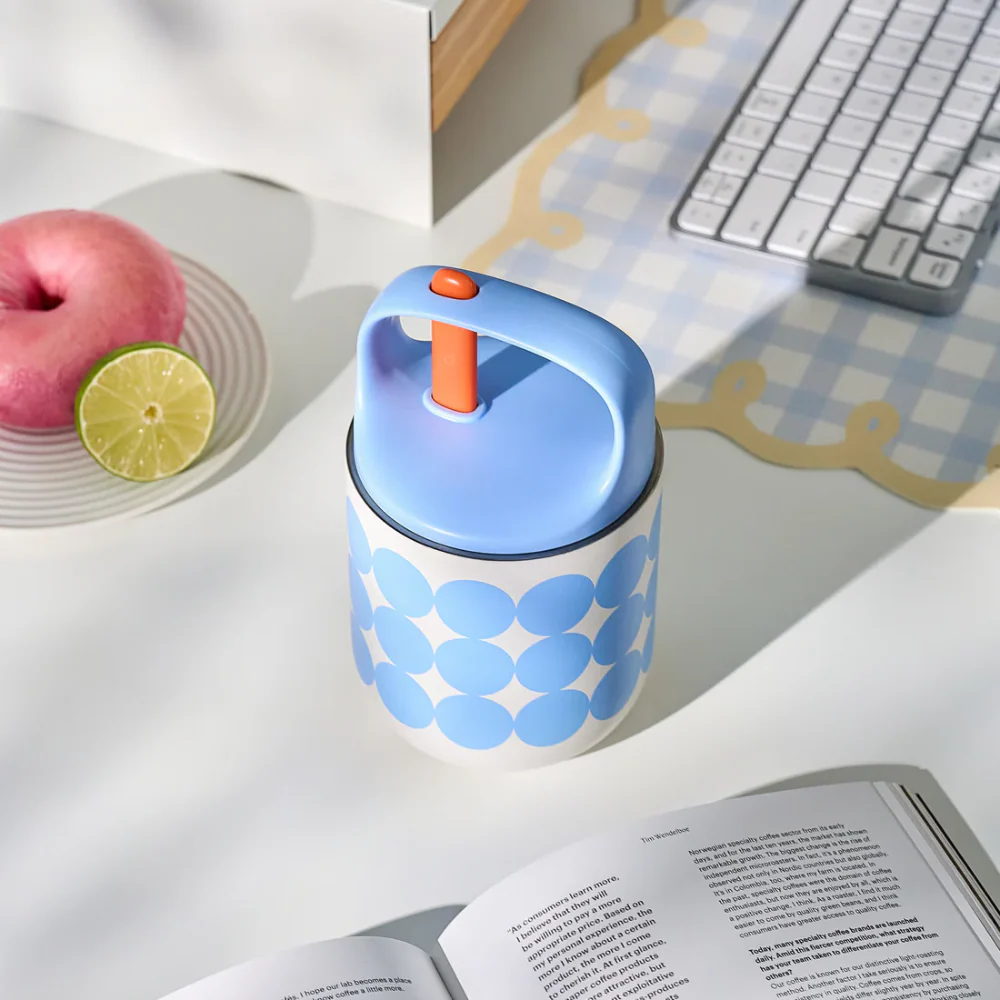 Chako Lab BaoBao Cup White Blue - Image 2