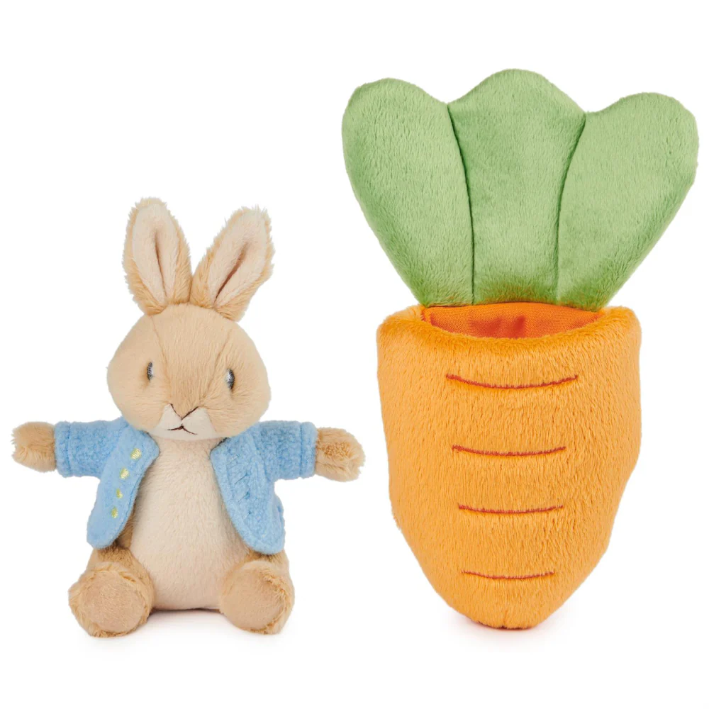 Beatrix Potter Mini Soft Toy Peter Rabbit in Carrot - Image 2