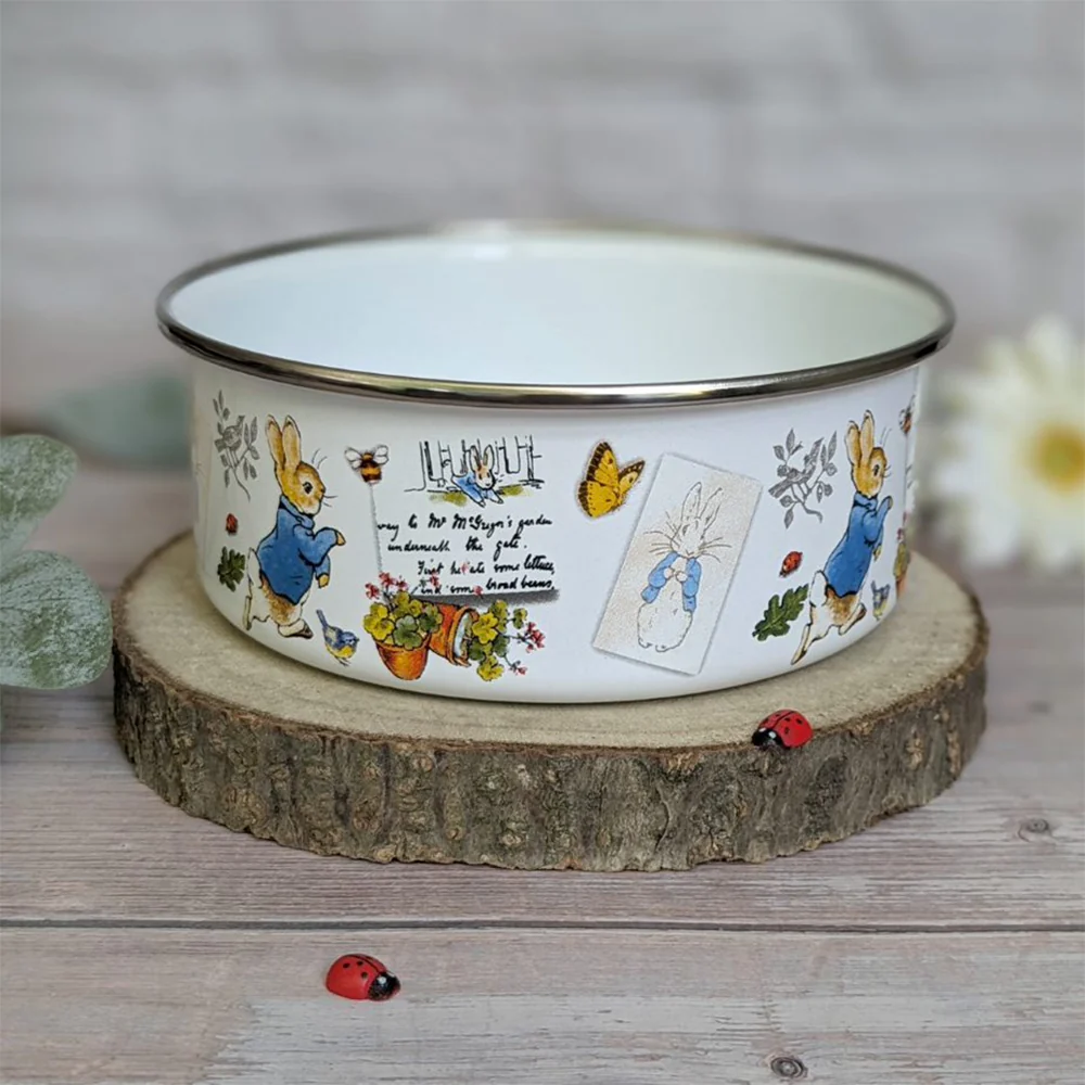 Beatrix Potter Enamel Bowl Peter Rabbit - Image 2