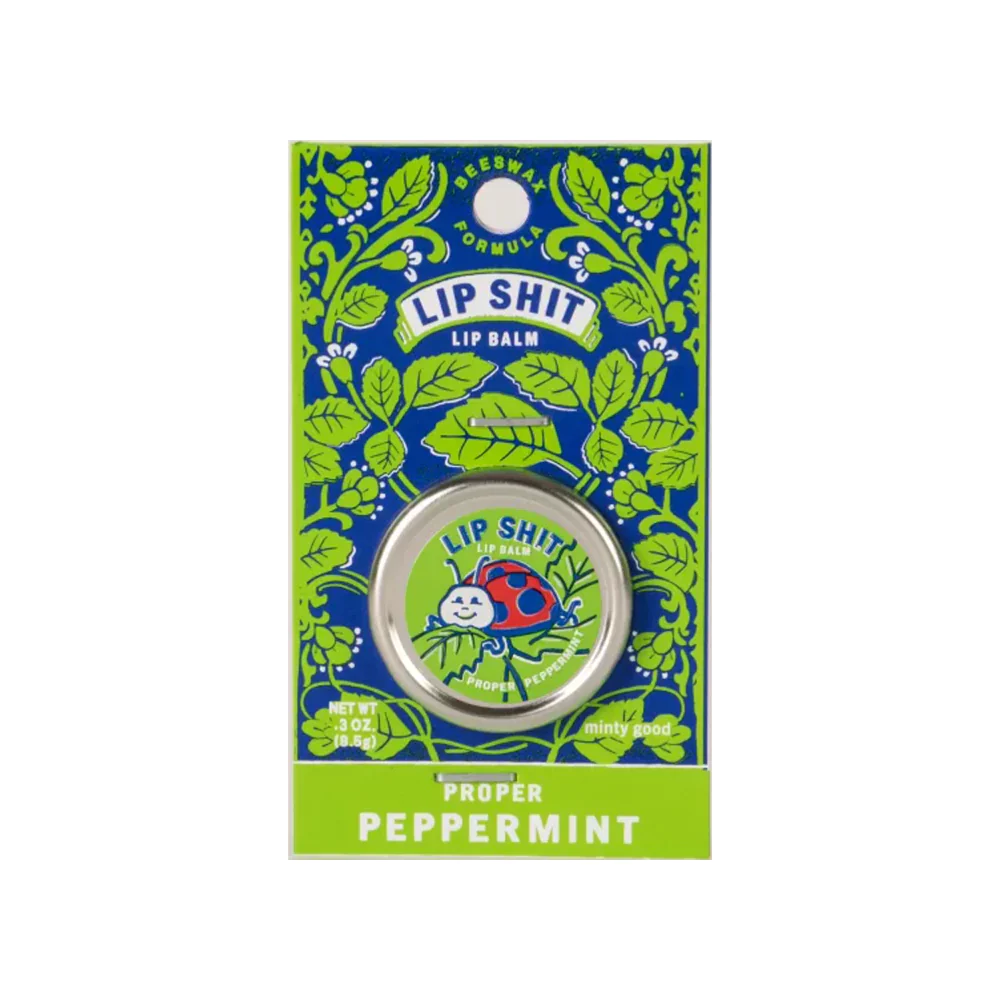 Blue Q Lip Sh*t Proper Peppermint