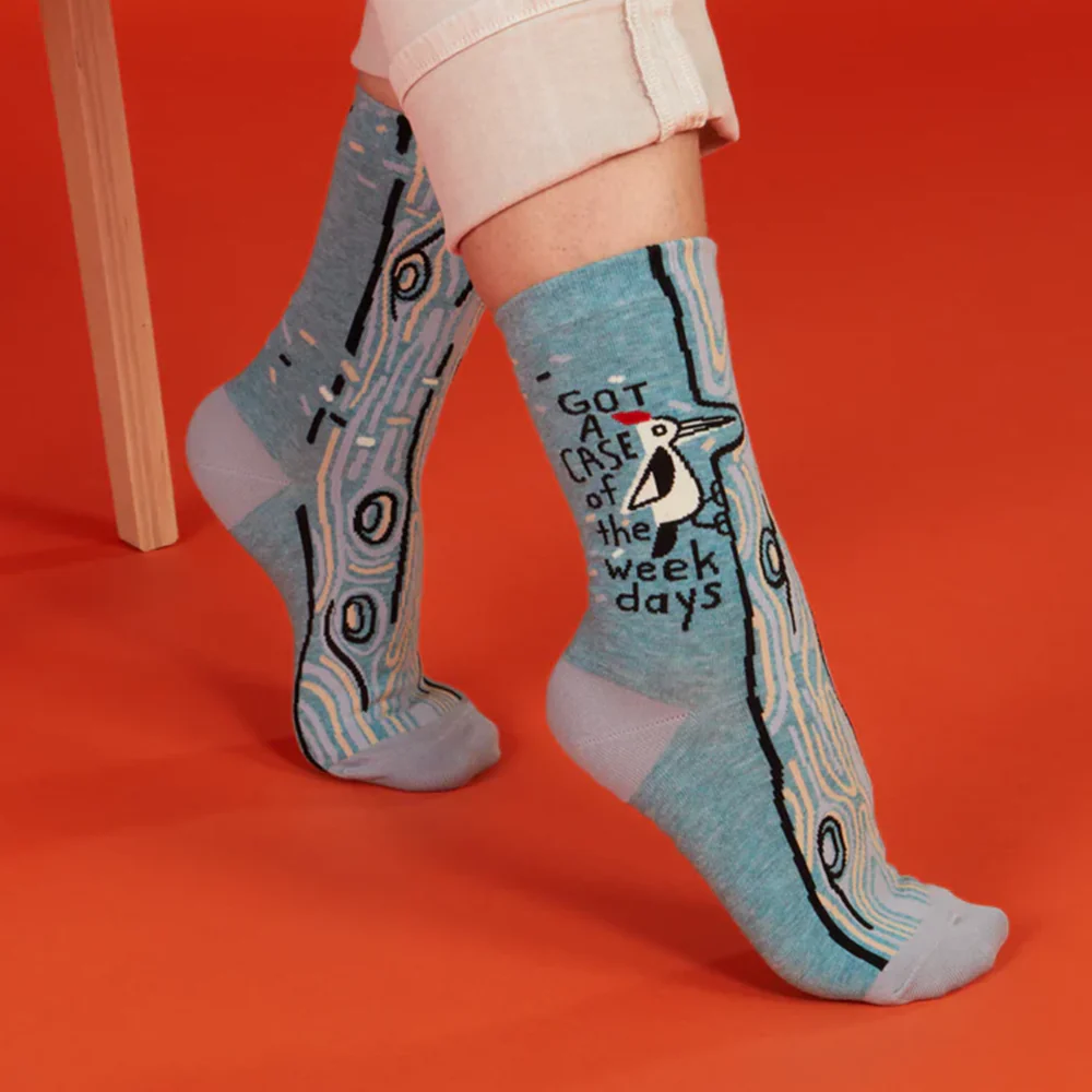 Blue Q Women's Socks Case of the Weekdays - Image 2