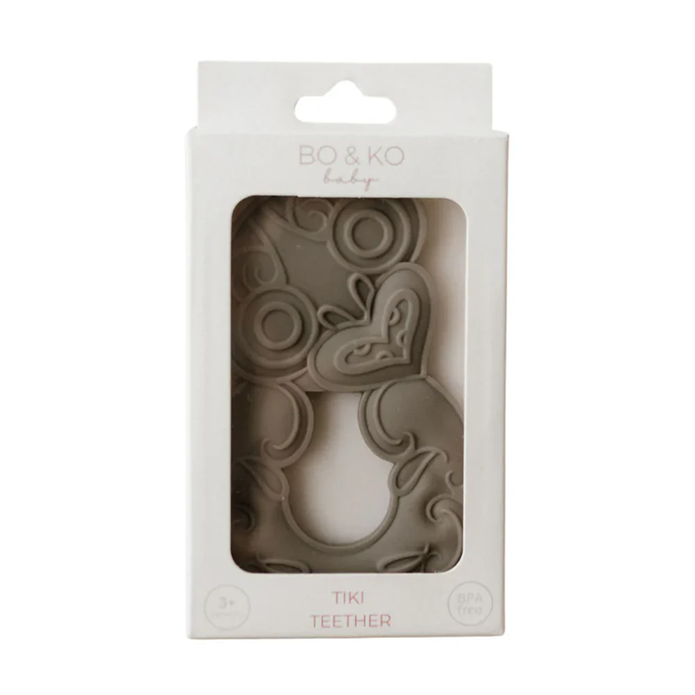 Bo & Ko Tiki Teether Olive
