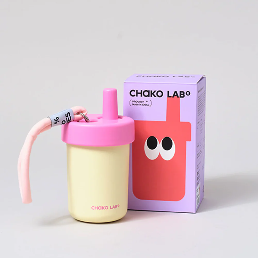 Chako Lab Bobo Tumbler Color Yellow Pink - Image 2