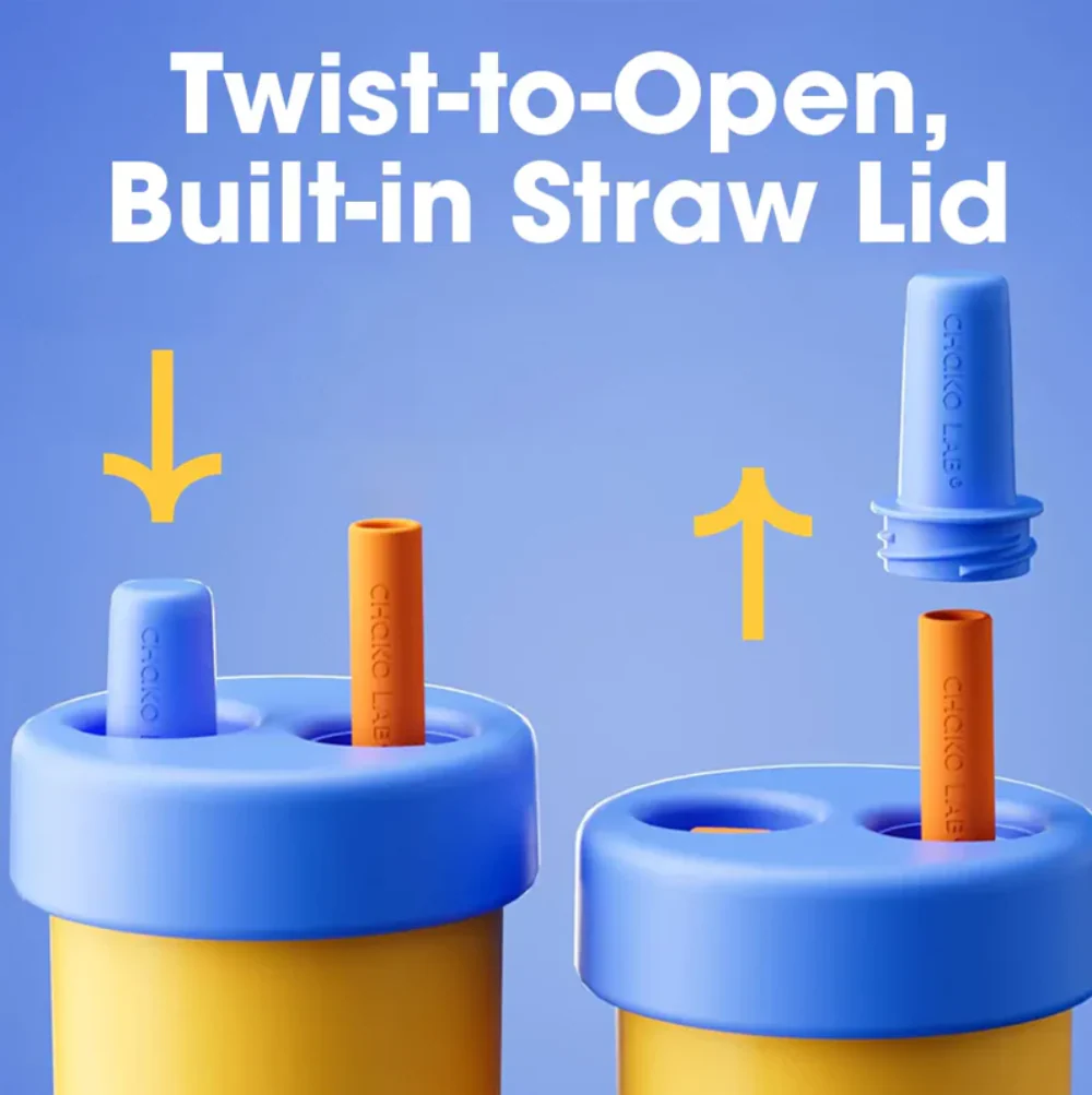 Chako Lab Bobo Tumbler Yellow Blue - Image 3