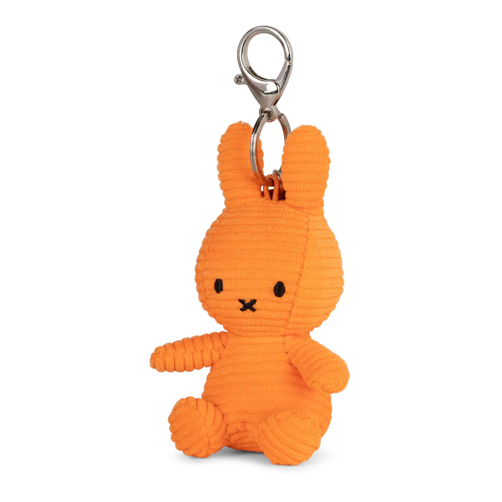 Bon Ton Toys x Miffy Keychain Corduroy Doll Orange - Image 3