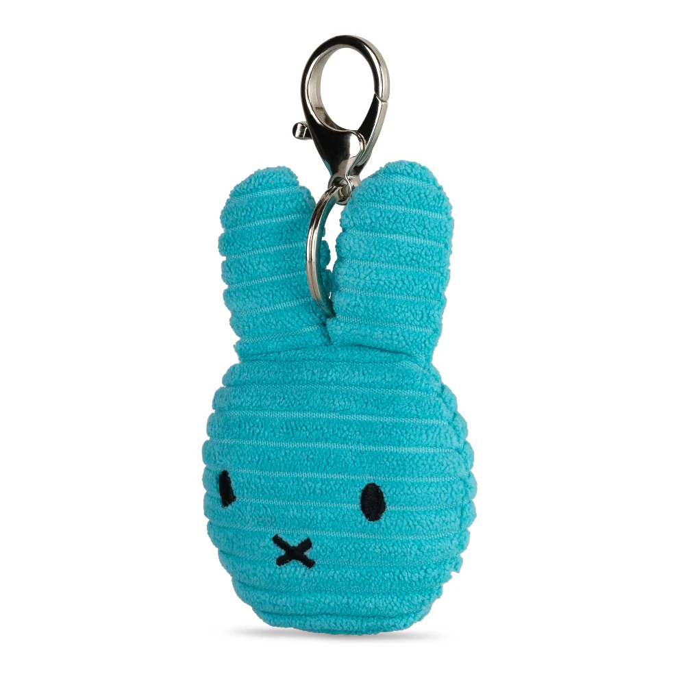 Bon Ton Toys x Miffy Keychain Corduroy Face Teal - Image 2