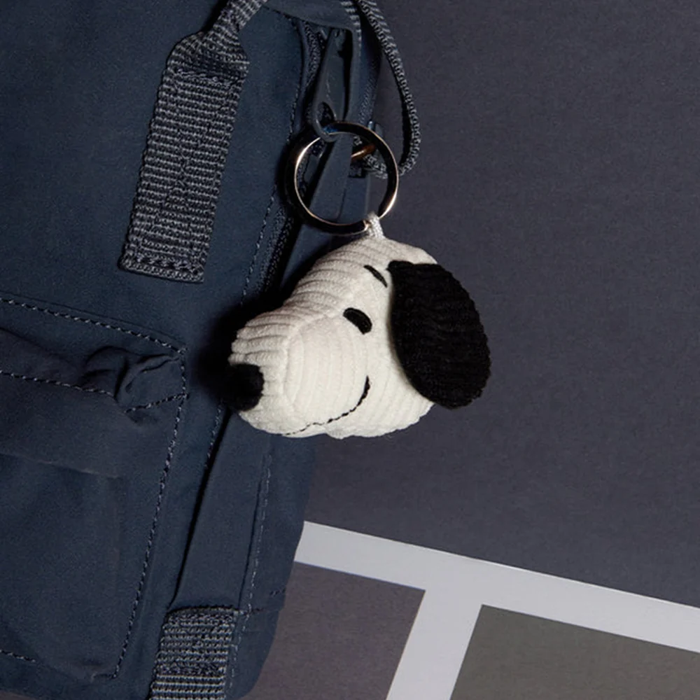 Bon Ton Toys x Peanuts Keychain Corduroy Snoopy Head - Image 3