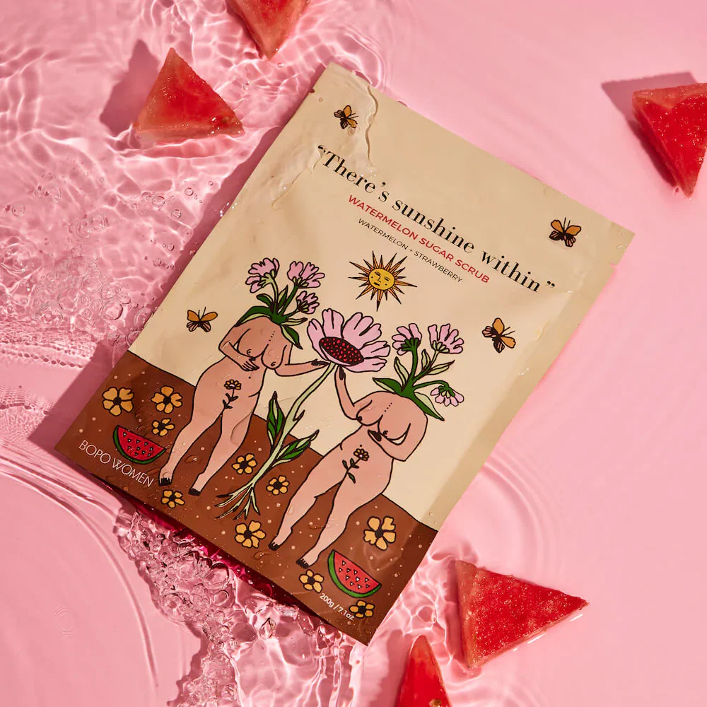 Bopo Women Sugar Scrub 200g Watermelon - Image 2