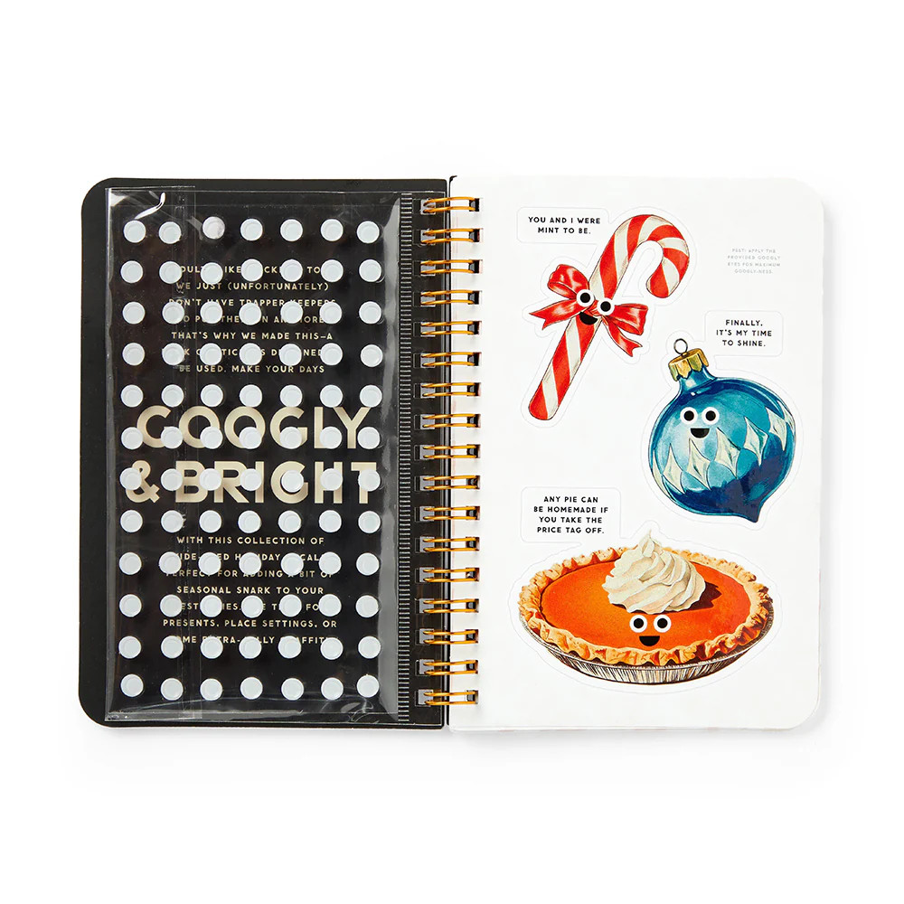 Brass Monkey Holiday Sticker Book Googly & Bright - Image 7