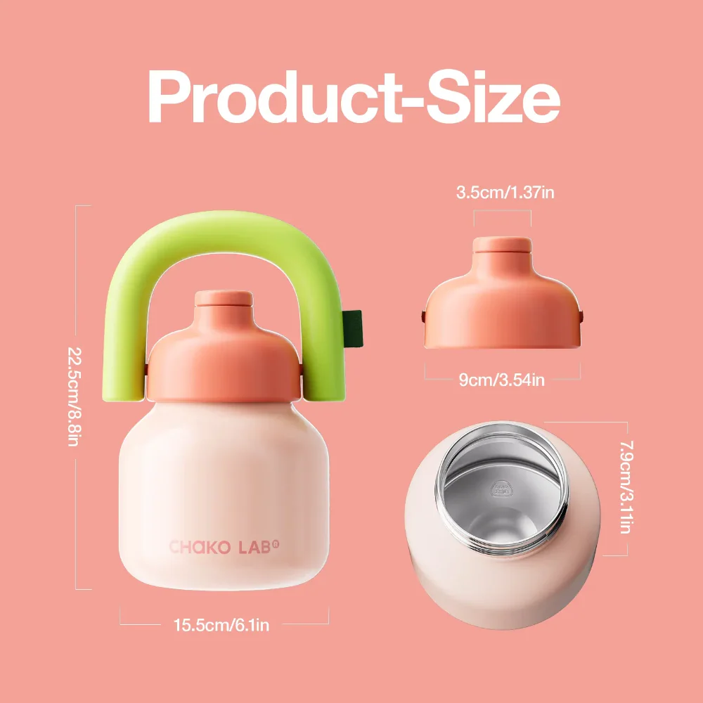 Chako Lab Linlin Kettle Stainless Peach Pink - Image 6
