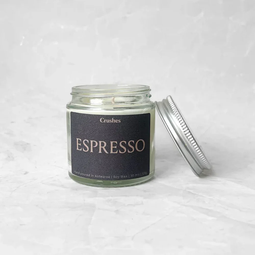 Crushes Scented Soy Candle Espresso 120g - Image 2
