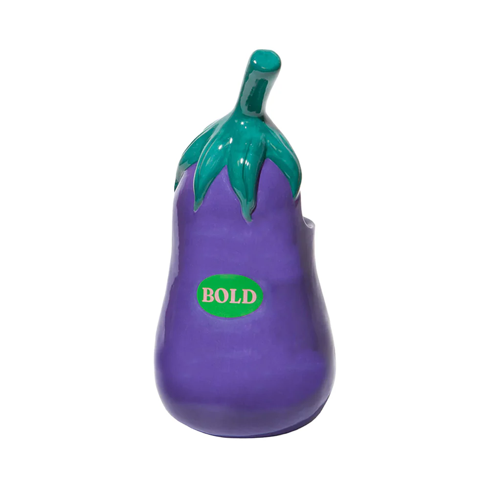 Doiy Farmers Market Ceramic Utensil Pot Eggplant - Image 5