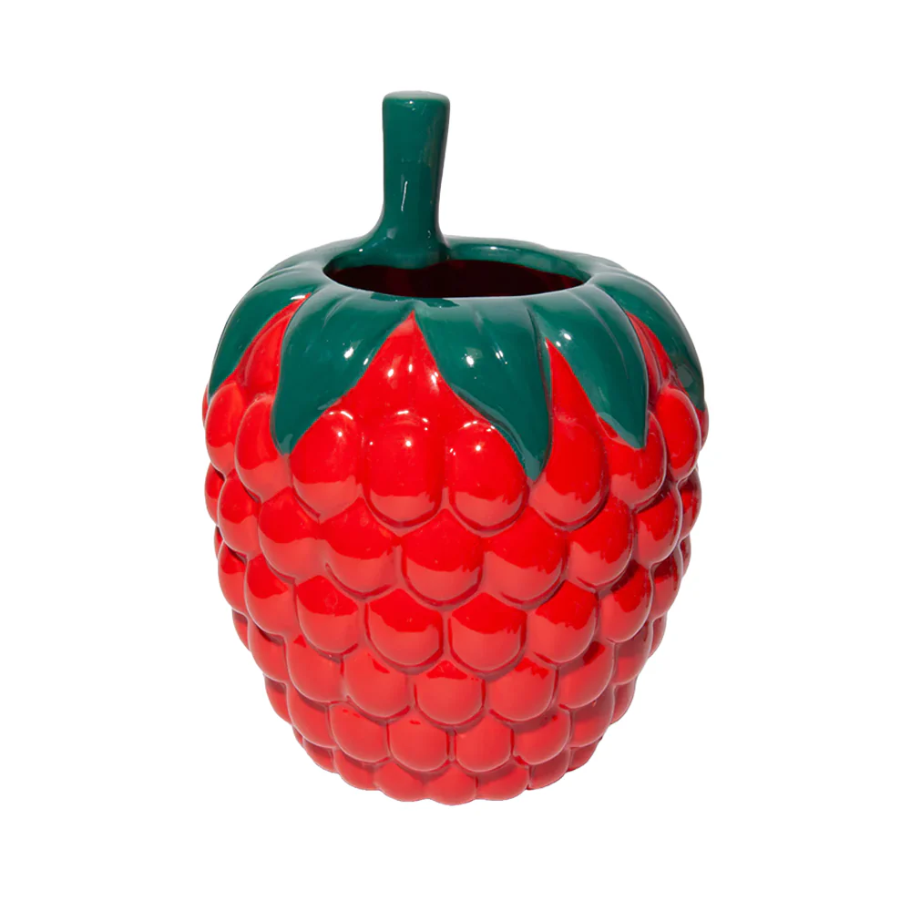 Doiy Farmers Market Ceramic Vase Raspberry - Image 4