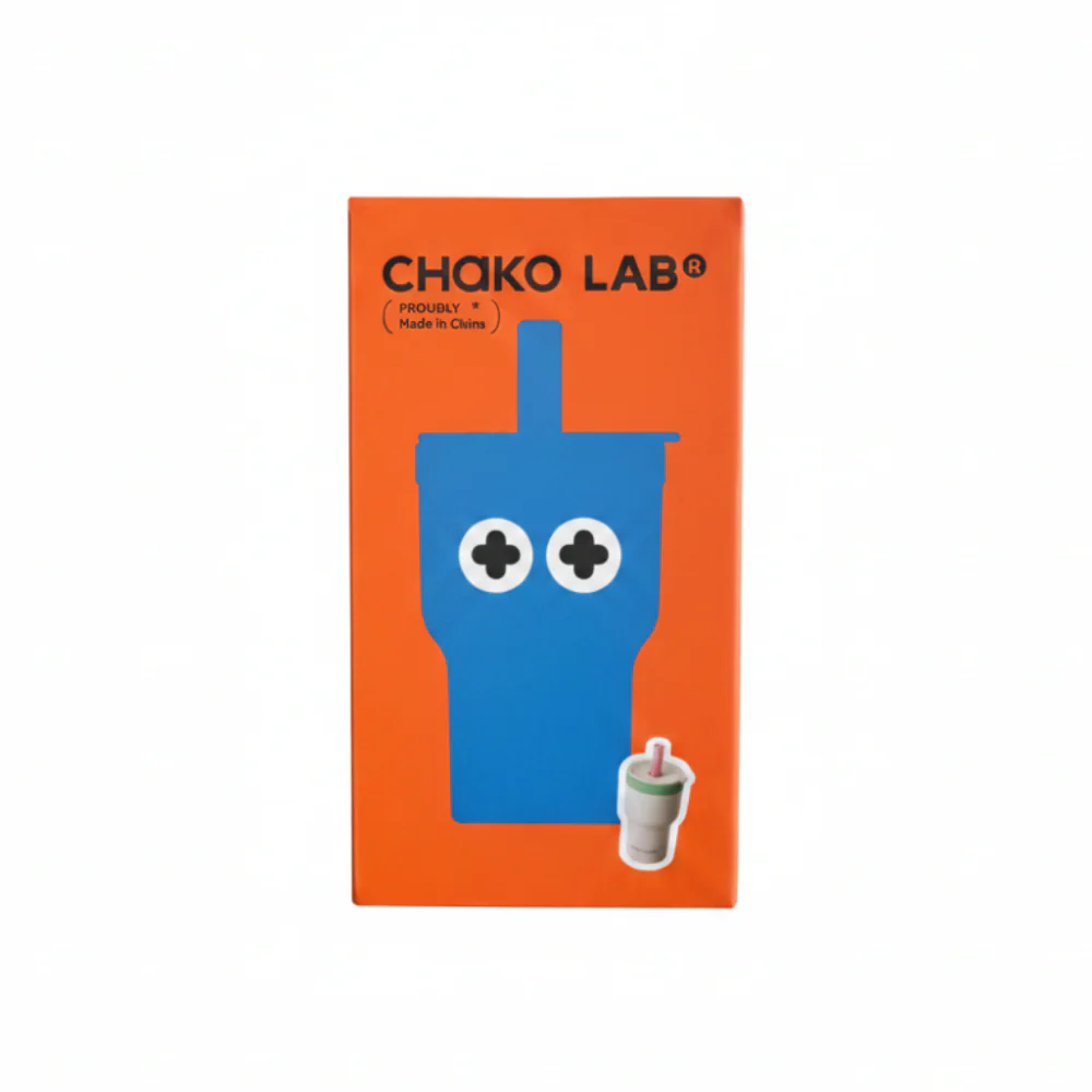 Chako Lab Dual layer Tumbler White Green - Image 6