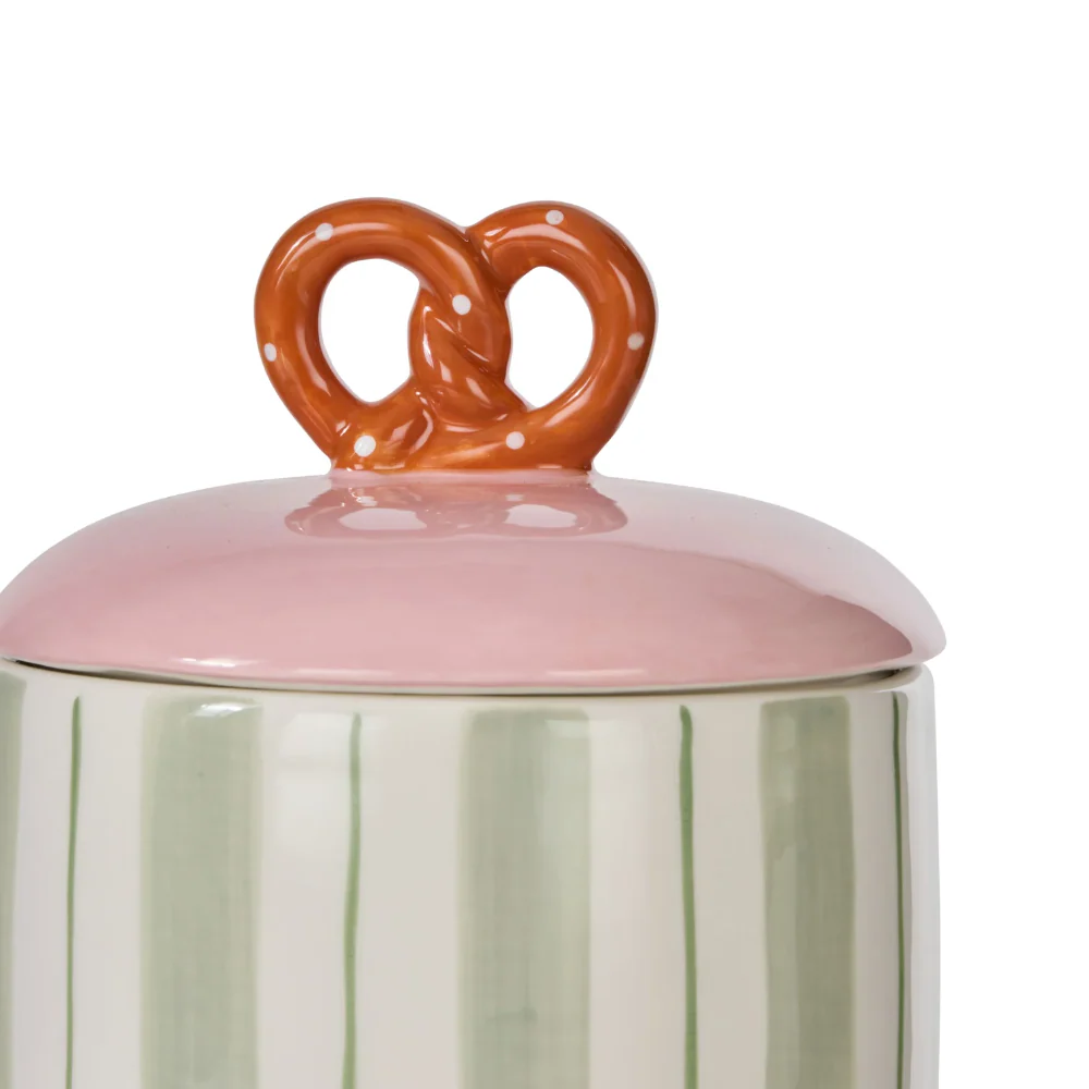 Emporium Pierre Pretzel Stripe Cannister - Image 2