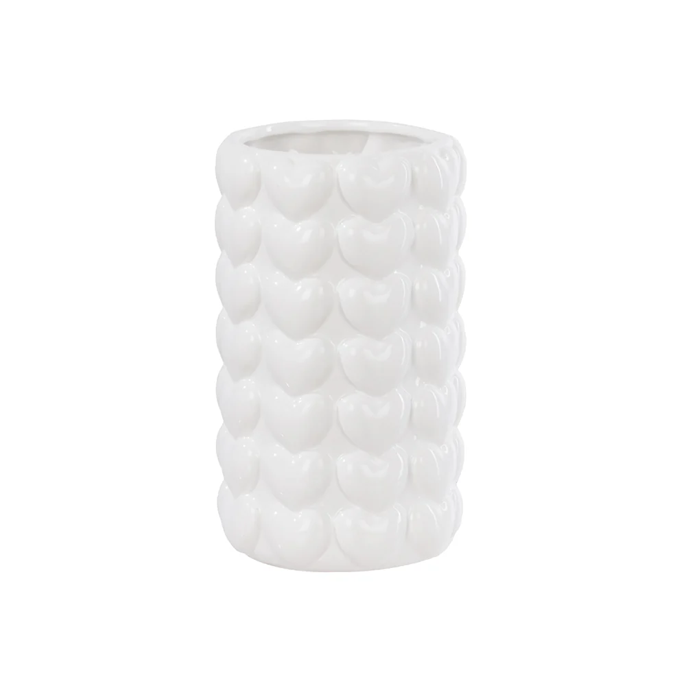 Emporium Sweetheart Vase White