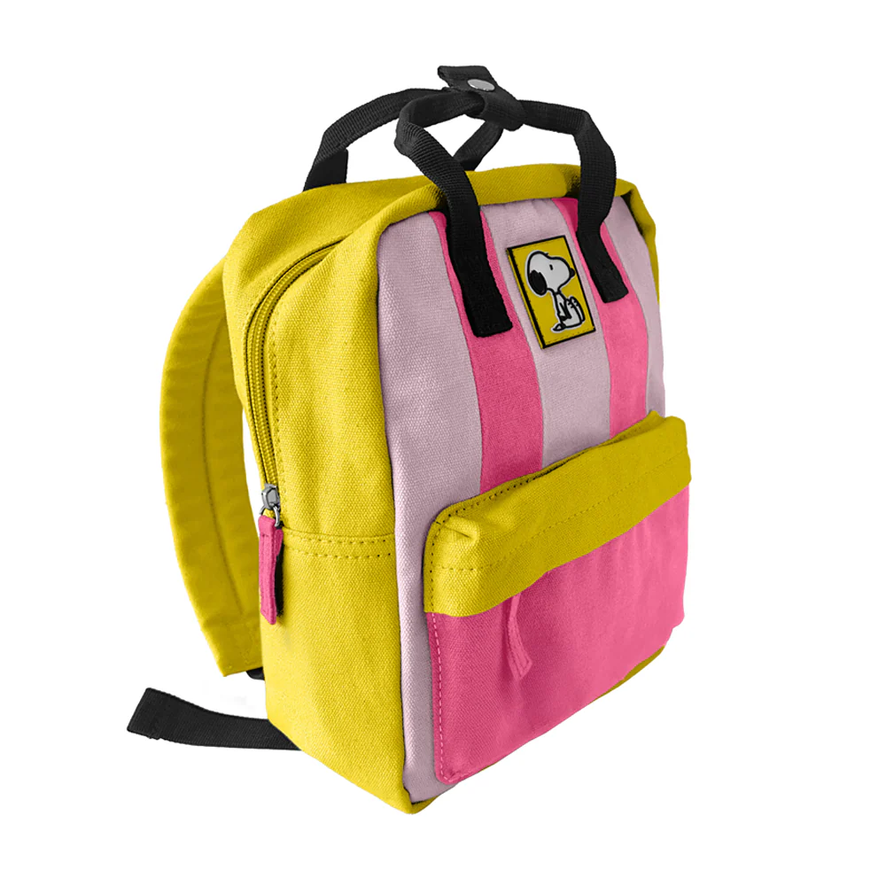 Engelite x Peanuts Backpack Yellow Pink - Image 2