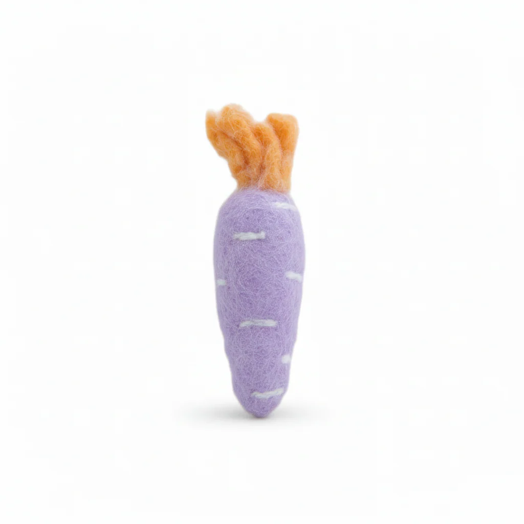 Fairtraid Felt Mini Coloured Carrot - Image 3