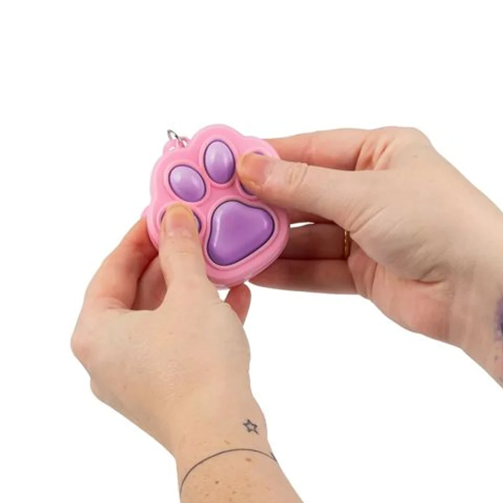 Fidget Paw Clicker Keychain - Image 3