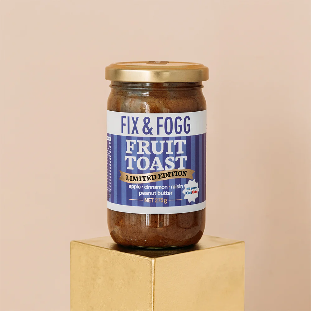 Fix & Fogg Peanut Butter Fruit Toast 275g Limited Edition - Image 2