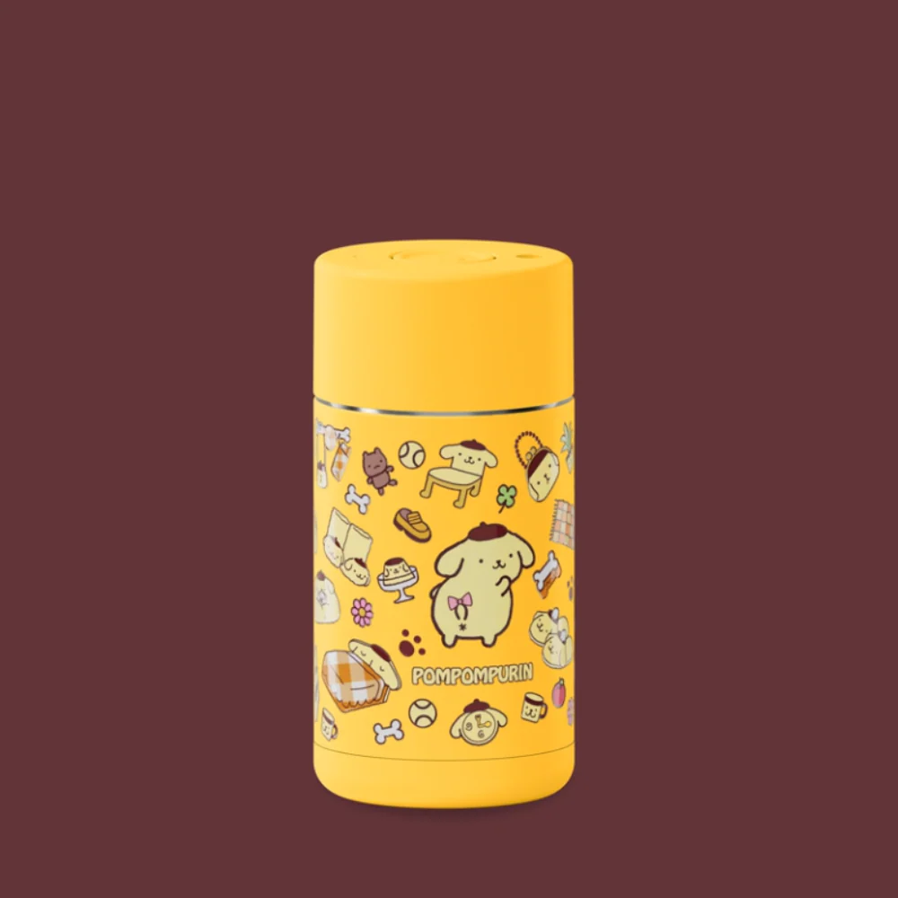 Frank Green x Hello Kitty 12oz Stainless Steel Ceramic Reusable Cup PomPomPurin with Push Button Lid - Image 2