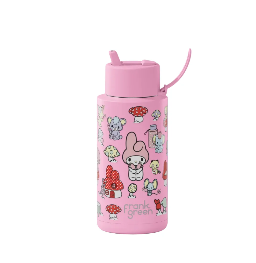 Frank Green x Hello Kitty 34oz Reusable Bottle My Melody with Flip Straw Lid
