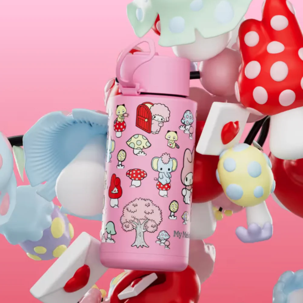 Frank Green x Hello Kitty 34oz Reusable Bottle My Melody with Flip Straw Lid - Image 2